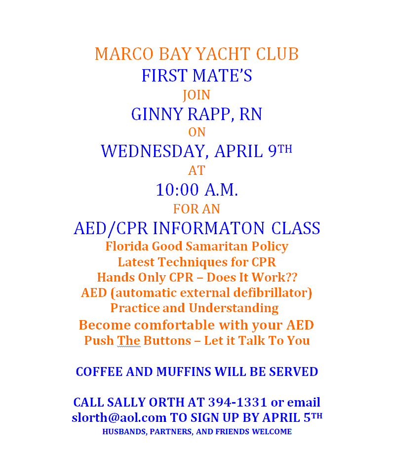 140409 AED Info Class