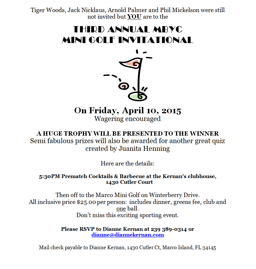 150410 Mini Golf Invitational