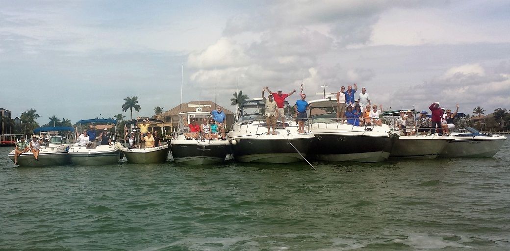 Raft Up in Smokehouse Bay